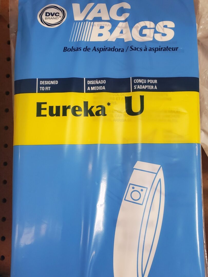 A package of eureka u on display in a store.